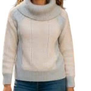 Sundance Cable Knit  Cowl Neck Sweater NEW
